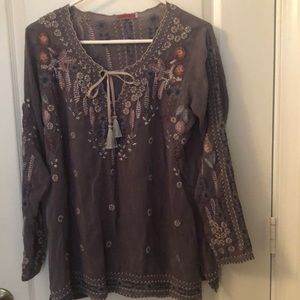 Beautiful designer Tunic Gray used